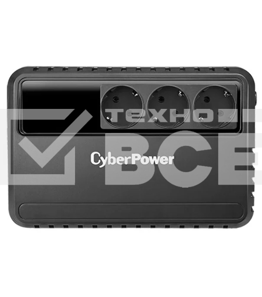 Источник бесперебойного питания CyberPower BU725E 725VA/390W (3 EURO) 