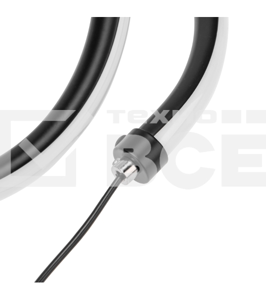 Светильник декоративный Spiral Uno, LED, 2Вт, 3000К, 5В, черный Rexant