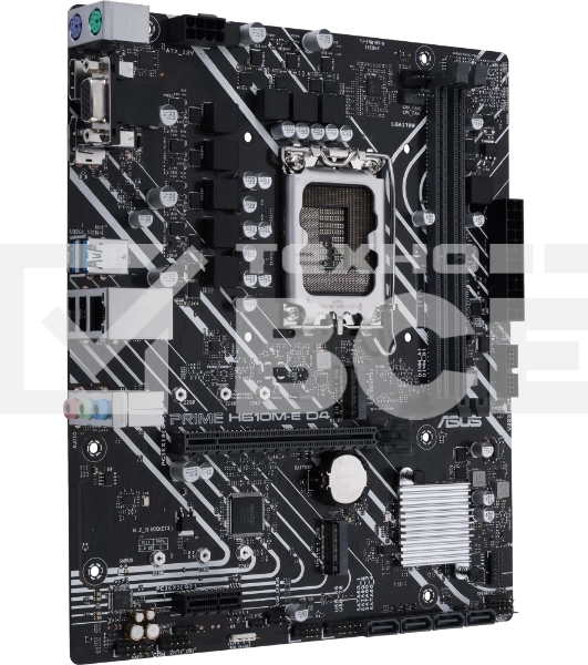 Материнская плата ASUS PRIME H610M-E D4-CSM, LGA 1700, Intel H610, 2xDDR4, 4xSATA, 2xM.2 PCIe 3.0 (x2, x4), 1xPCIe 4.0 x16, 1xPCIe x1, 1xHDMI, 1xDP, 1xVGA, 2xUSB-A 2.0, 2xUSB-A 3.2 Gen 1, 1x 1Gb LAN, 3x3.5 мм, 7.1, mATX