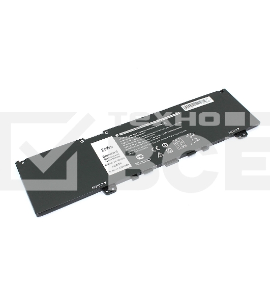 Аккумуляторная батарея для ноутбука Dell Inspiron 13 7373 11.4V 2200mAh OEM