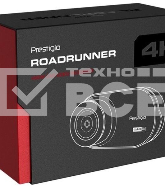 Видеорегистратор Prestigio RoadRunner 480W, 3.0'' IPS (854x480) touch screen display, UHD 4K 3840x2160@30fps, Mstar SSC8629Q, 8 MP CMOS Sony Starvis IMX415 image sensor, 8 MP camera, 140° Viewing Angle, Wi-Fi, USB Type-C, Supercapacitor, Night Vision, Motion Detection, G-sensor, Cyclic Recording, color/черный, front part/glass, back part/plastic