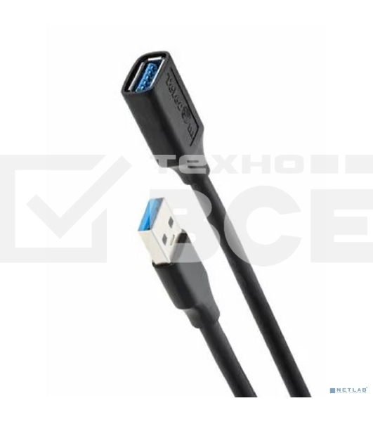 Кабель удлинительный USB3.0 Am-Af 5m Telecom черный (TUS708-5M)