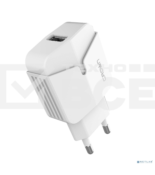 Сетевое универсальное зарядное устройство Crown Micro CMWC-3030F белый