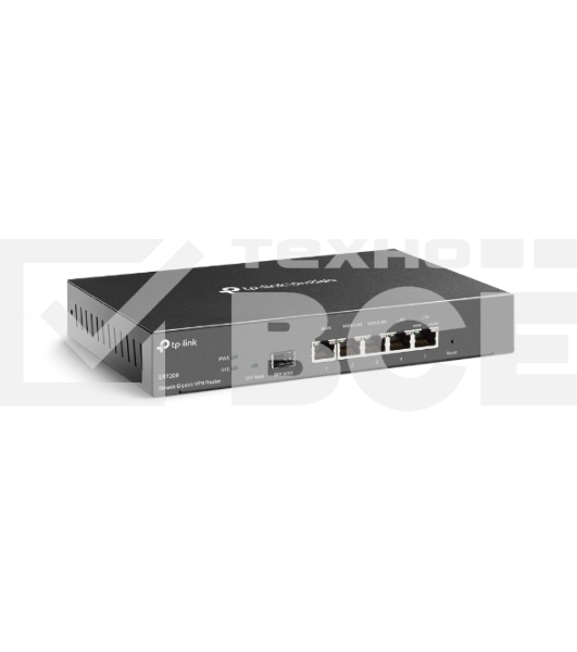 Маршрутизатор TP-Link Gigabit multi-WAN VPN router, 1 Gb SFP WAN,1 Gb RJ-45 WAN, 2 Gb WAN/LAN, 2 Gb fixed LAN ports