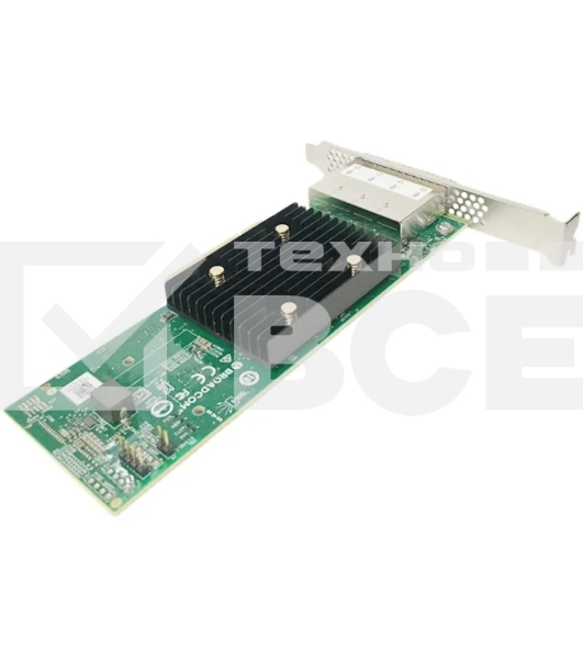 Адаптер SAS 9500-16e SGL (05-50075-00) PCIe Gen4 x8 LP, Tri-Mode SAS/SATA/NVMe 12G HBA, 16port(4*ext SFF8644), 3816 IOC