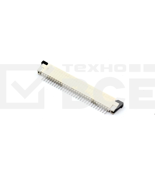 Разъем FPC  Half Coverage Top Contact 1.0K-BS-30PWB 30 pin высота 2мм шаг 1мм