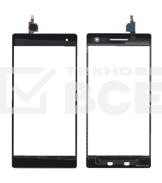 Сенсорное стекло (тачскрин) для Lenovo Phab 2 черное