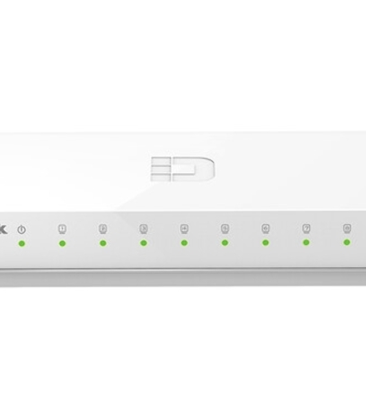 Коммутатор D-Link DES-1008C/F6/E, 8×100 Мбит/с, неуправляемый