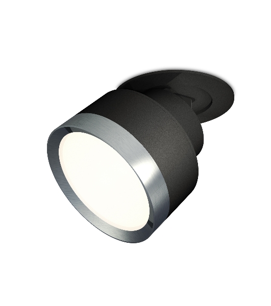 Светильник Ambrella Light XM8102504 SBK/PPH черный песок/графит полированный GX53 (A2242, A2106, C8102, N8133)