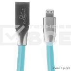 Кабель Cablexpert для Apple CC-G-APUSB01Bl-1M, AM/Lightning, серия Gold, длина 1м, синий, блистер, фото2