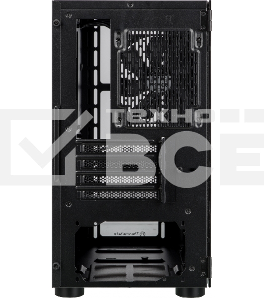 Компьютерный корпус Thermaltake V150 TG CA-1R1-00S1WN-00 Black/Win/SPCC/Tempered Glass*2/ 120mm Standard Fan*1