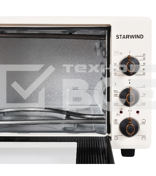 Мини-печь Starwind SMO2026 36л. 1300Вт бежевый
