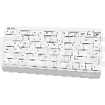 Клавиатура A4Tech Fstyler FBK11 беспроводная USB, Bluetooth/Радиоканал, белый/серый, фото3
