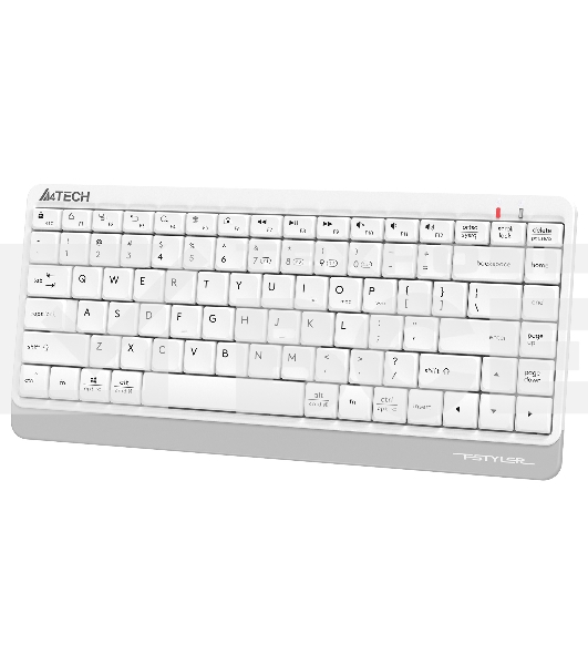 Клавиатура A4Tech Fstyler FBK11 беспроводная USB, Bluetooth/Радиоканал, белый/серый