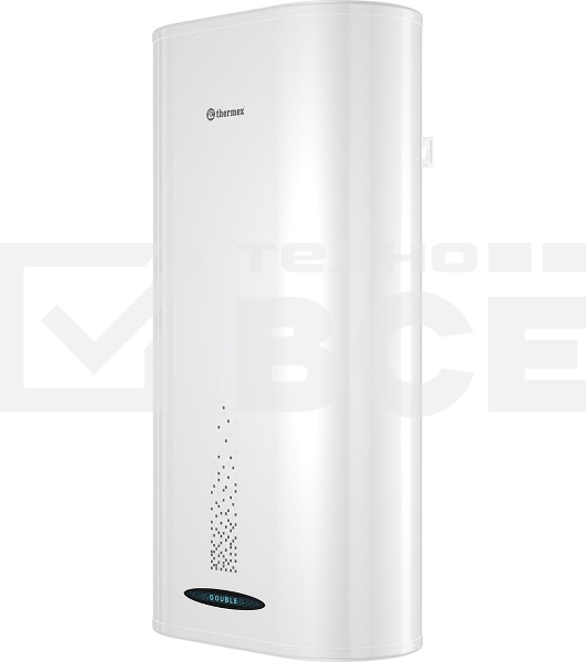 Водонагреватель Thermex Double 80 2.5кВт 80л электрический настенный/белый
