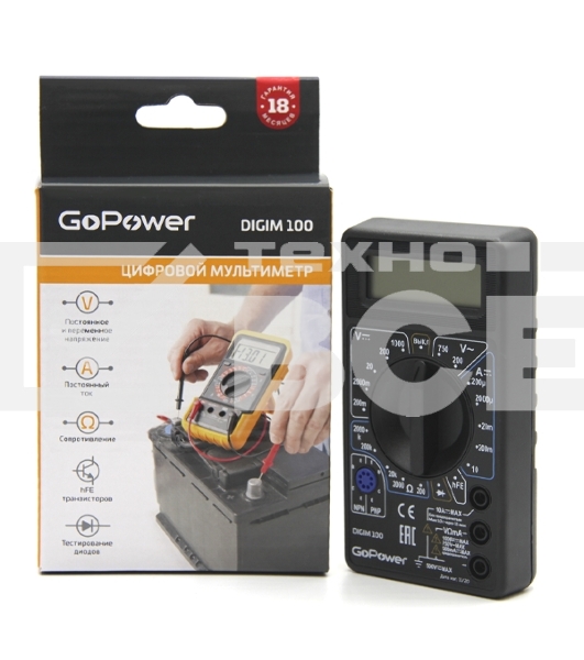 Мультиметр GoPower DigiM 100 (1/100)