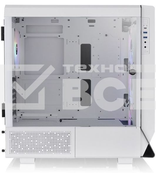 Компьютерный корпус Thermaltake Ceres 500 TG ARGB белый без БП ATX 4x140mm 2xUSB3.0 1xUSB3.1 audio bott PSU