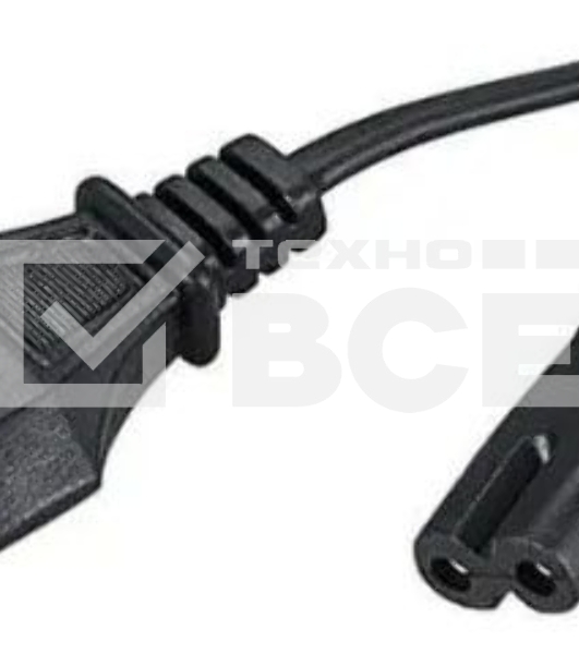 Кабель Buro IEC C7 (2-pin) Евровилка 3м (BU-PCAB-3-2PIN)