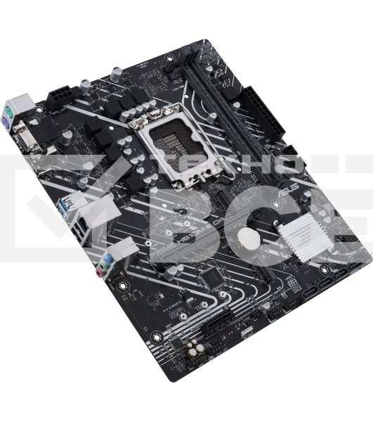 Материнская плата ASUS PRIME H610M-E D4-CSM, LGA 1700, Intel H610, 2xDDR4, 4xSATA, 2xM.2 PCIe 3.0 (x2, x4), 1xPCIe 4.0 x16, 1xPCIe x1, 1xHDMI, 1xDP, 1xVGA, 2xUSB-A 2.0, 2xUSB-A 3.2 Gen 1, 1x 1Gb LAN, 3x3.5 мм, 7.1, mATX