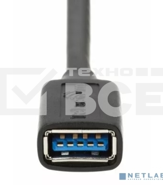Кабель удлинительный USB3.0 Am-Af 5m Telecom черный (TUS708-5M)
