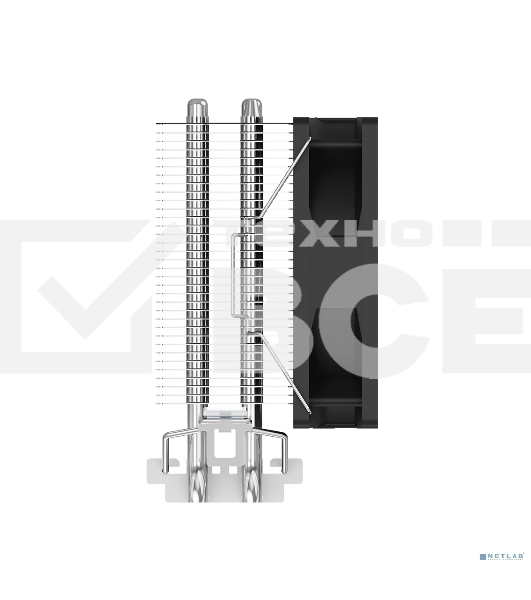 Кулер Cooler ID-Cooling SE-902-SD V3 черный 92мм алюминий+медь 2000rpm 23.1db 3-pin 95W 120мм