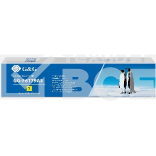 Картридж струйный G&G GG-F6T79AE 913A GG-F6T79AE желтый (55мл) для HP PW 352dw/377dw/Pro 477dw/452dw