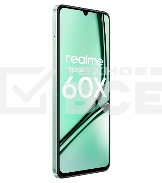Смартфон Realme Note 60х, 3/64Gb, зеленый
