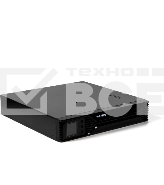 Источник бесперебойного питания Бастион RAPAN-UPS 3000-RACK-IN-4X9 {Line-interactive, 3000ВА/2100Вт, USB, 2х EURO, АКБ 4x 9Ah, подкл АКБ блоков} (8938)