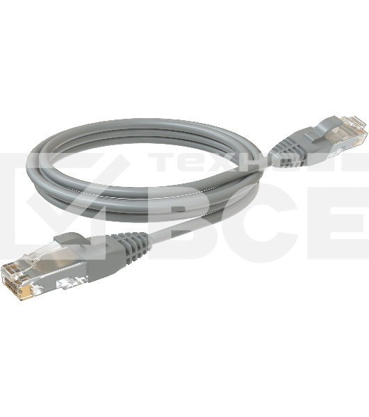 Патч-корд Sysmatrix PC 4545.5EU26.3LSZHGY U/UTP RJ-45 вил.-вилка RJ-45 кат.5E 3м серый LSZH