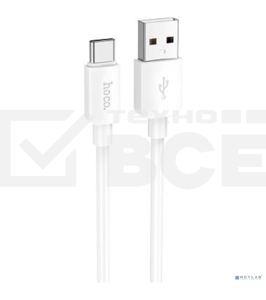 Кабель USB HOCO X96 Type-C/ 1m/ 3A/ White