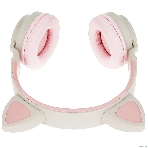 Беспроводные/проводные наушники Hoco W27 розовый, накладные, Bluetooth + проводной, «кошачьи ушки», до 5 ч., фото5