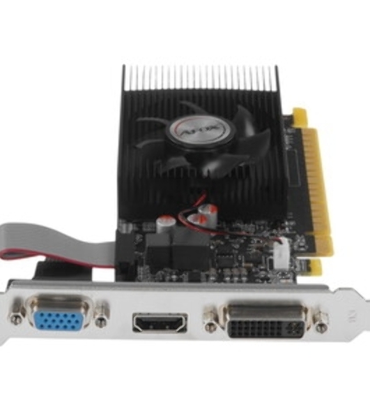 Видеокарта AFOX GT730 2Gb DDR3 PCI-E2.0 2ГБ DDR3, 128 бит, DVI-I, HDMI, VGA (D-Sub), GPU 700 МГц