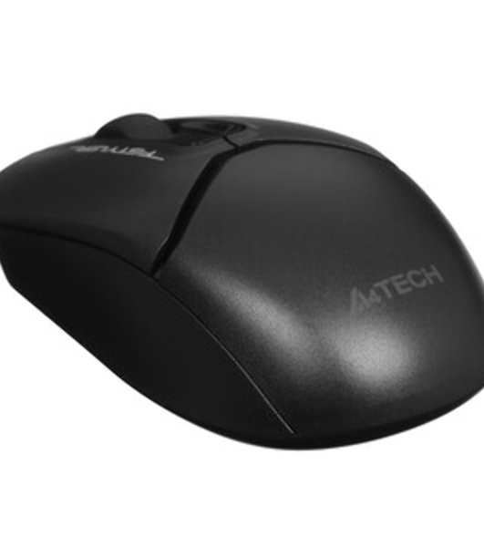 Мышь беспроводная A4Tech Fstyler FG12S черный, 1200 dpi, радиоканал, USB, кнопки - 3