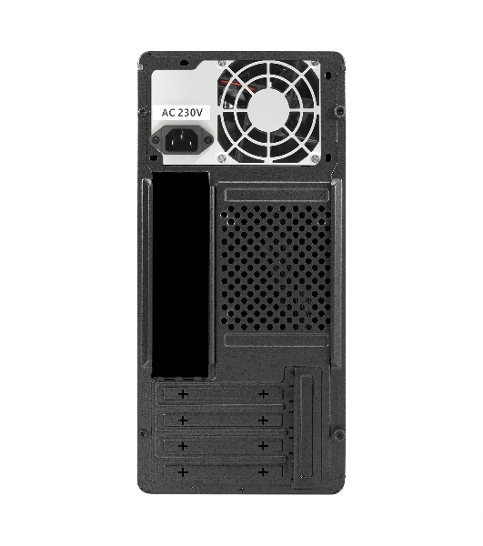 Корпус ExeGate BAA-503U2-AA500, Mini-Tower, чёрный, 1 x 80/90 мм, БП 500 Вт