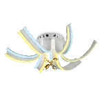 Светильник Ambrella light FL146/6 WH белый 84W 3000K/6400K 620*620*170 (ПДУ РАДИО 2.4), фото 1