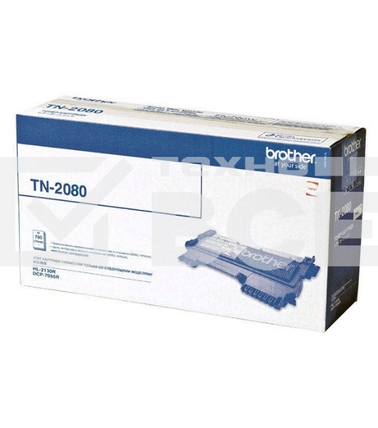 Картридж лазерный Brother TN-2080 черный {HL2130/DCP7055, (700 стр.)}