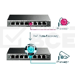 Коммутатор TP-LINK SMB TL-SG108PE Easy Smart гигабитный 8-портовый коммутатор с 4 портами PoE, фото8