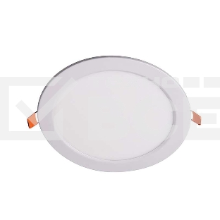 Светильник светодиодный ультратонкий встраив. PPL-R 12Вт 6500К IP40 WH d170мм круглый Jazzway 5008564A