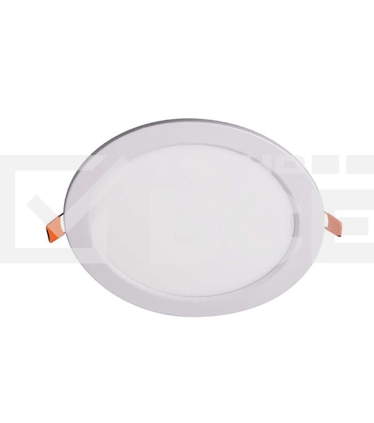 Светильник светодиодный ультратонкий встраив. PPL-R 12Вт 6500К IP40 WH d170мм круглый Jazzway 5008564A
