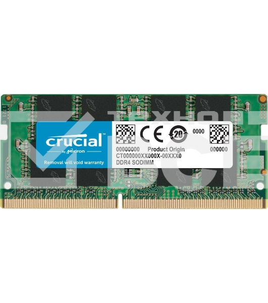Оперативная память Crucial, DDR4, 8GB (1x8GB), 3200MHz, CL22 SO-DIMM