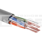 Кабель витая пара Rexant LIGHT U/UTP, категория 5e, ZH нг(А)-HF, 4PR, 24AWG, внутренний, серый, 305 м, фото10