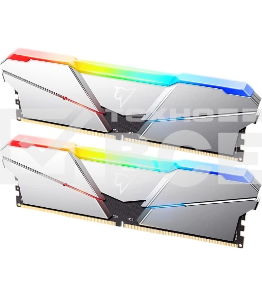 Оперативная память NETAC Shadow, DDR5, 16GB (2x8GB), 4800MHz, CL40, с радиаторами, RGB, серебристый