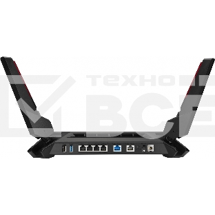 Роутер ASUS ROG GT-AX6000802.11b/g/n/ac, ax, до 1148 + 4804Мбит/c, 2,4 + 5 гГц, 8 антенн, USB, GBT LAN; 90IG0780-MO3B00