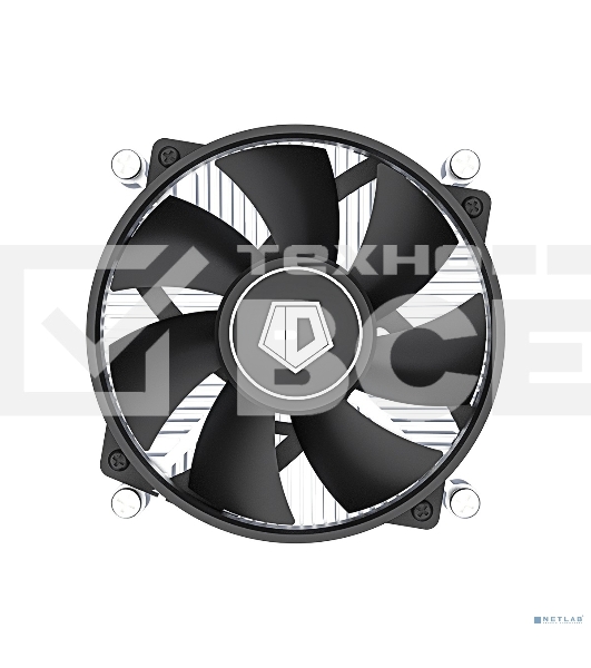 Кулер ID-COOLING DK-19 PWM серебристый/черный 92мм алюминий 2200rpm 26db 4-pin 95W 55мм