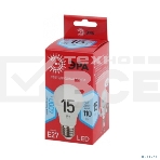 Лампа светодиодная ЭРА A60-15W-840-E27 R (диод груша 15Вт нейт E27) (10/100/1500), фото 1