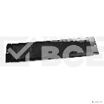 Панель с щеточным кабельным вводом в пол/­потолок Hyperline TCB-TTB-RAL9004 для шкафов серии TTB, TWB, 65 мм х 293 мм (ШхД), цвет черный (RAL 9004), фото3