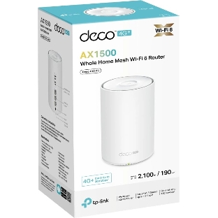 Mesh-модуль TP-Link Deco X10-4G(1-pack) AX1500 с поддержкой 4G+