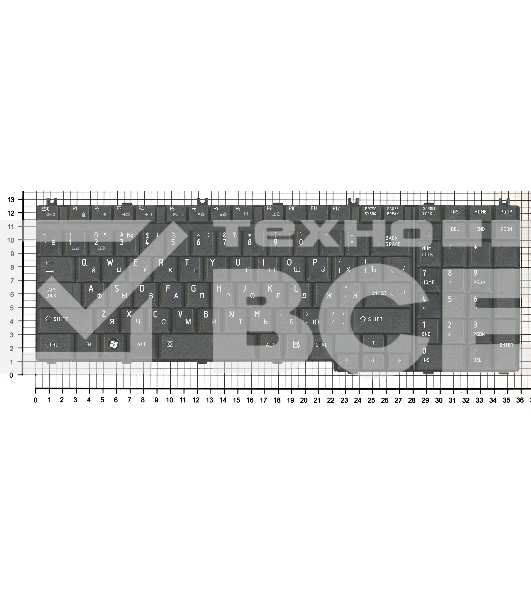 Клавиатура для ноутбука Toshiba Tecra A11 черная
