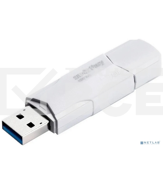 Флеш диск SmartBuy 4GB CLUE White (SB4GBCLU-W)