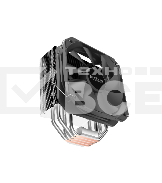 Кулер PCCooler Paladin 400 S115X/1200/1700/AM4 (20 шт/кор, TDP 200W, 130mm PWM FAN, 4 тепловые трубки 6мм, 800-1600RPM, 18-28,6dBa)